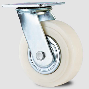 6 inch heavy duty white PP caster