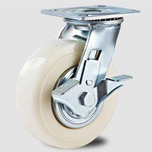 6 inch heavy duty white PP caster